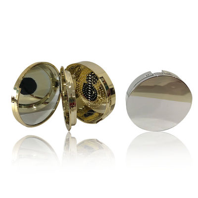 OEM ওডিএম 74.9 * 19mm অন্তর্নির্মিত আয়না সহ খালি কম্প্যাক্ট পাউডার কেস